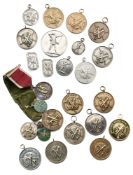 A COLLECTION OF BRITISH LONG-BOW SOCIETY MEDALS, 20TH CENTURY