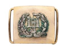 AN OFFICER'S WAISTBELT PLATE OF THE INNISKILLING DRAGOONS