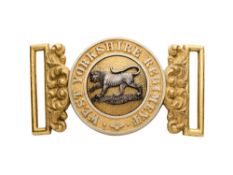 A WAISTBELT CLASP OF THE WEST YORKSHIRE REGIMENT