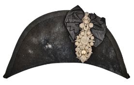 A SURREY YEOMANRY CAVALRY OFFICER'S COCKED HAT, CIRCA 1800