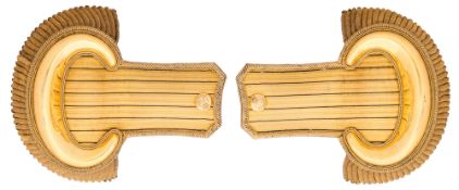 A FINE PAIR OF OFFICER'S EPAULETTES OF THE 70TH (SURREY) REGIMENT