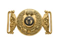A WAISTBELT CLASP OF THE ROYAL DUBLIN FUSILIERS
