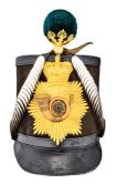 A LIGHT INFANTRY OFFICER'S SHAKO OF ALBERT PATTERN