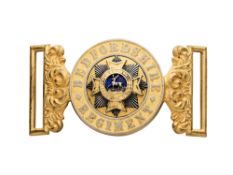 A WAISTBELT CLASP OF THE BEDFORDSHIRE REGIMENT