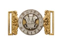 A WAISTBELT CLASP OF THE RENFREW MILITIA