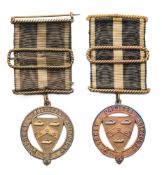 TWO CASED BOWYERS COMPANY PAST MASTER MEDALS