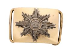 AN OFFICER'S WAISTBELT PLATE OF THE 82ND (PRINCE OF WALES'S VOLUNTEERS)