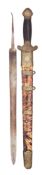 A CHINESE DOUBLE-SWORD, 19TH CENTURY