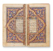 AN ILLUMINATED QAJAR QURAN, PERSIA, CIRCA 1800