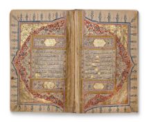 AN ILLUMINATED OTTOMAN QURAN, WRITTEN BY THE SCRIBE HAFIZ HUSSEIN AL-RIF'ATI AL-AQHISARI, DATED 1225