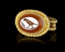 A ROMAN GOLD RING 2ND TO 3RD CENTURY A.D.