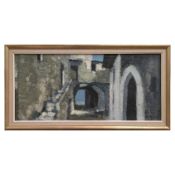 Bengt Hillgrund, The Town, Öl auf Leinwand, gerahmt