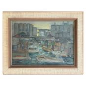 Schwedische Schule 'The Factory Quay, 20. Jh.