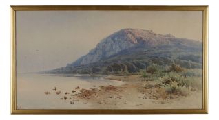 A. Giallinas, Landschaft, Aquarell, 1800