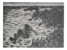 Nach Claude Monet, The Sea at Belle-Isle, 1918, Lithographie