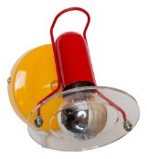 Postmoderne Vintage Wandlampe aus Metall von Paulmann, 1980er