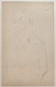 Modigliani, Uomo con i Baffi / Mann mit Schnurrbart, Lithographie
