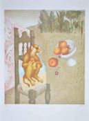 Enrico Benaglia, Der Affe, Lithographie, 1990er
