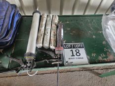 LOT OF THREE (3) WURTH SEALAND TUBES & TWO (2) APPLICATION TOOLS