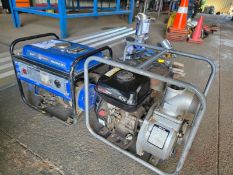 MAC AFRIC MGENER/201 1 KW GENERATOR & RED RHINO RGP 80 4 KW WATER PUMP - OPERATIONAL