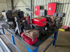 LOT OF VARIOUS ENGINES FOR PUMPS - QUANTITIES UNSPECIFIED
