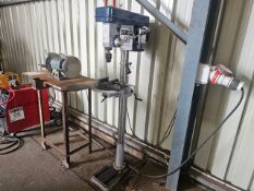 MAC AFRICA 12 SPEEDS 0.55 KW 230 V PEDESTAL DRILL - OPERATIONAL