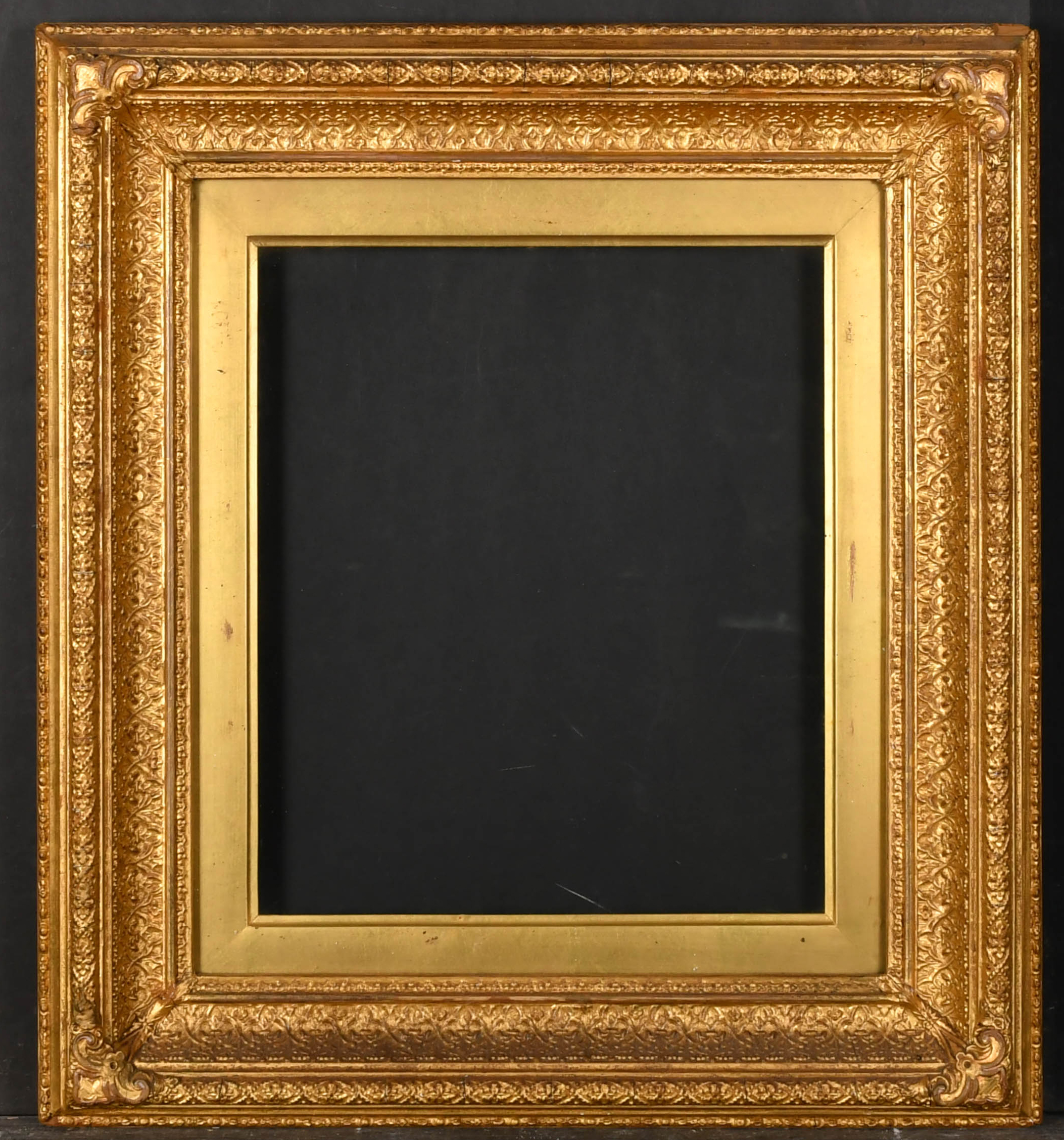 19th Century English School. A Gilt Composition Frame with inset glass ...