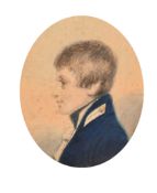 Early 19th Century English School. Portrait of Thomas Henry Lloyd (1788-1810), Watercolour,