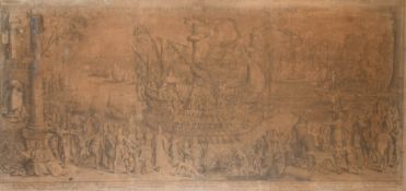 After Jacob Matham (1571-1631) Dutch and Sebastian Vrancx (1573-1647) Belgian. 