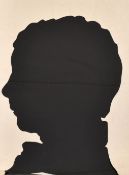 19th Century English School. Set of Four Silhouettes, unframed 19