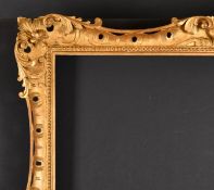 20th Century English School. A Painted Carved Wooden Frame, with swept and pierced centres and
