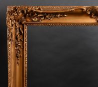 20th Century French School. A Painted Composition Frame, with swept and pierced centres and corners,