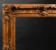 Early 20th Century European School. A Gilt and Painted Composition Frame, with swept and pierced
