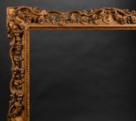 19th Century English School. A Gilt Composition Frame, with pierced centres and corners, rebate 28.