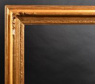 20th Century European School. A Gilt Composition Frame, with swept corners, rebate 38.25