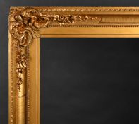 Early 20th Century European School. A Gilt and Painted Composition Frame, with swept corners, rebate
