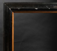 19th Century European School. A Black Composite Frame, with a gilt inner edge, rebate 27.75