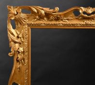 Early 19th Century English School. A Painted Carved Wood Frame, with swept and pierced centres and