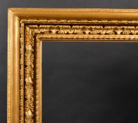 19th Century English School. A Half Carlo Gilt and Painted Wooden Frame, rebate 36