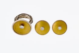 Designer-Schmuckset mit Brillanten