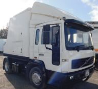 Volvo FI FLH 4x2 Day Urban Tractor Unit, Registration YE52 HHW, First Registered 6th November