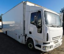 Iveco Eurocargo ML100E18S Day MK1 Box Van, Registration FX54 AZC, First Registered 15th October