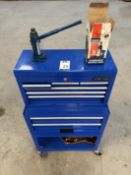 US Pro Tools Mobile Workshop Tool Chest & Contents & a Draper 2 Tonne Hydraulic Bottle Jack (