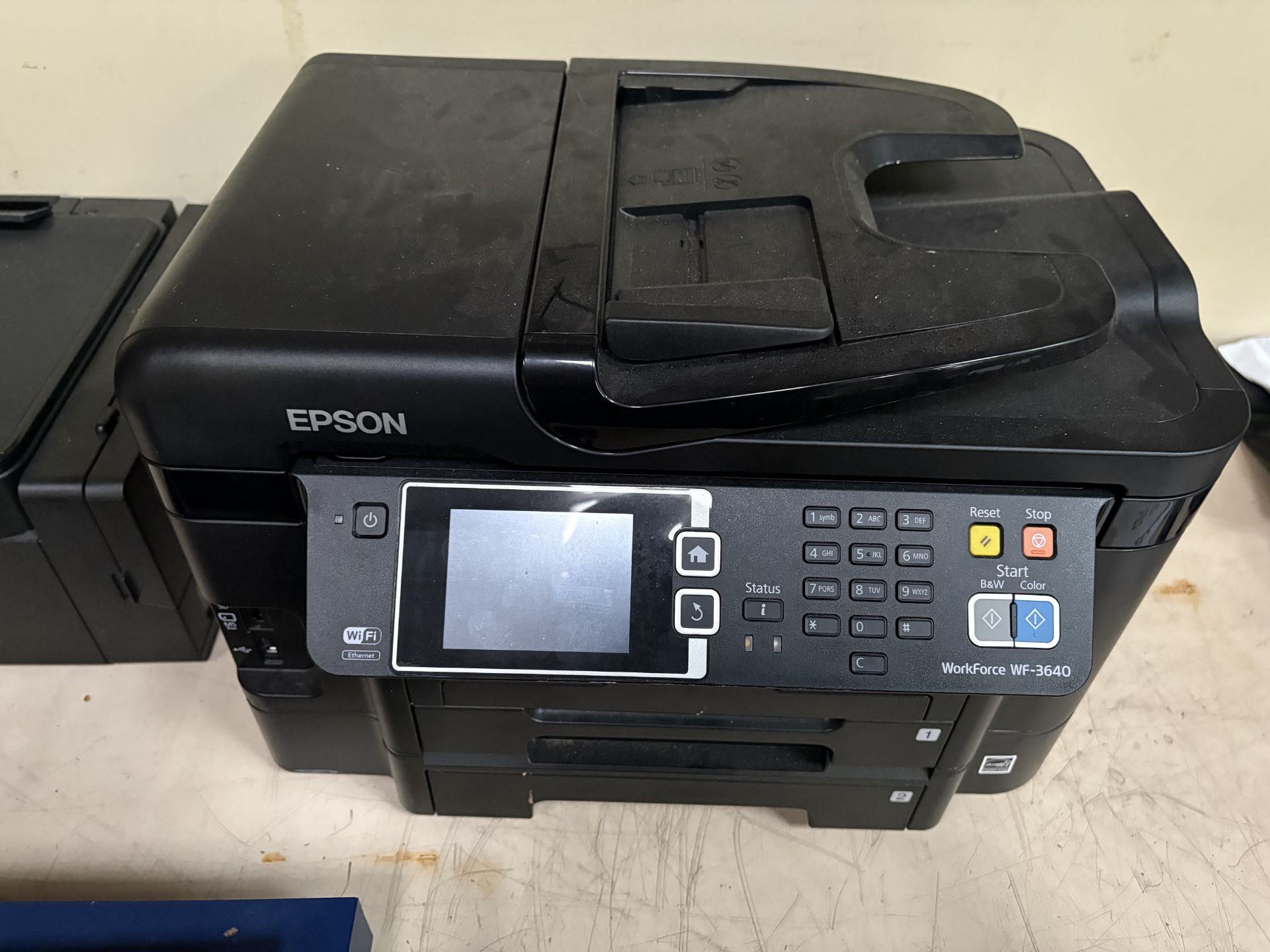 2 Epson Office Printers, Rexel 60x Autofeed Paper Shredder, 3 Netgear Switches, Drayteck VDSL2 - Image 2 of 13
