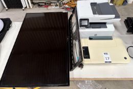 HP Laserjet Pro MFPM428FDN Printer; HP Deskjet 2542 Printer & Phillips Model 43PFS 4KS-12 TV with
