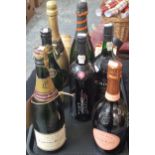 Tray of alcohol to include: Napoleon Finest French Le Cuvier Brandy, Taylor's Reserve Port,