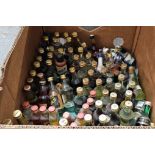 Collection of alcoholic miniatures to include: various liqueurs, Cherry Brandy etc. (B.P. 21% +