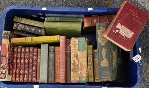 Box of assorted books to include: 'The Works of Shakespeare' various volumes, 'Heroes of the