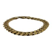 Panzerarmband 23,10g 333/- Gelbgold, Länge ca. 21,50 cm