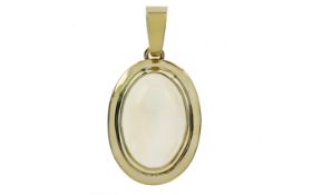 Anhänger 3,67g 585/- Gelbgold mit Mondstein